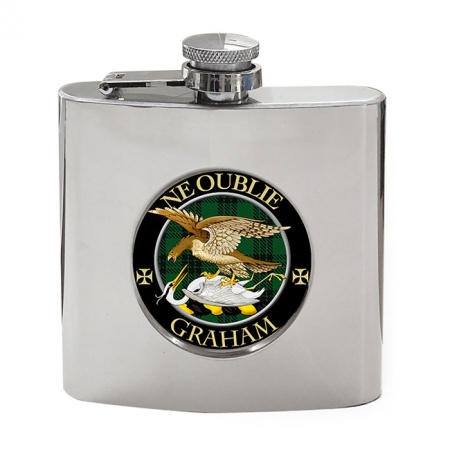 Graham Scottish Clan Crest Hip Flask