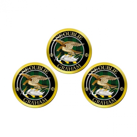 Graham Scottish Clan Crest Golf Ball Markers