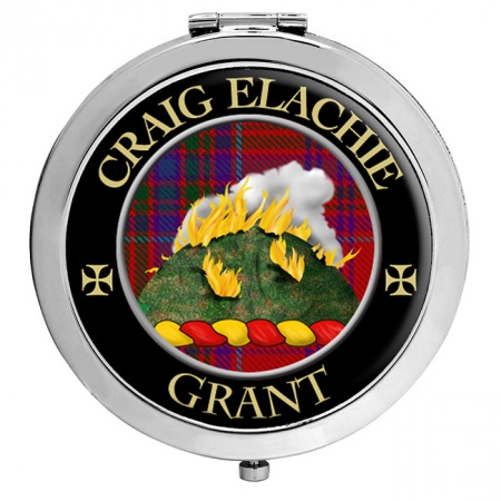 Grant (Gaelic Motto) Scottish Clan Crest Compact Mirror