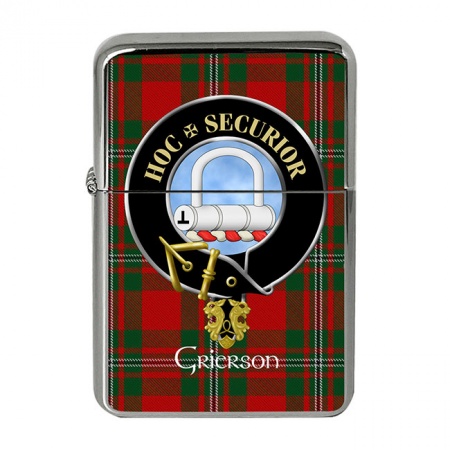 Grierson Scottish Clan Crest Flip Top Lighter