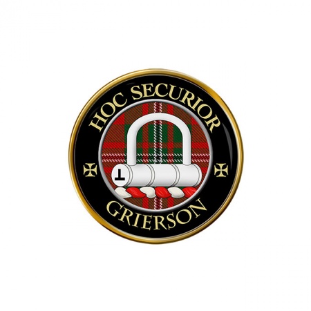 Grierson Scottish Clan Crest Pin Badge