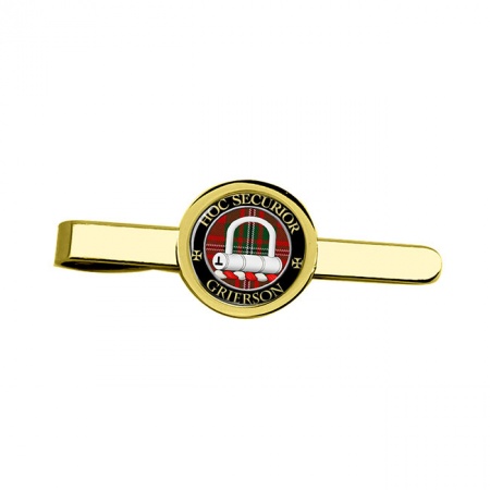 Grierson Scottish Clan Crest Tie Clip