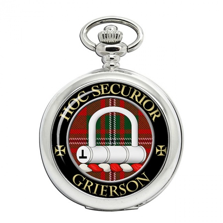 Grierson Scottish Clan Crest Pocket Watch