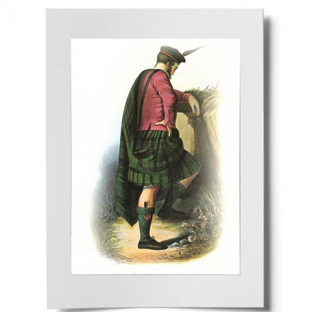 Gunn Scottish Clansman Ready to Frame Print