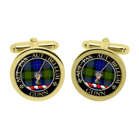 Gunn Scottish Clan Crest Cufflinks