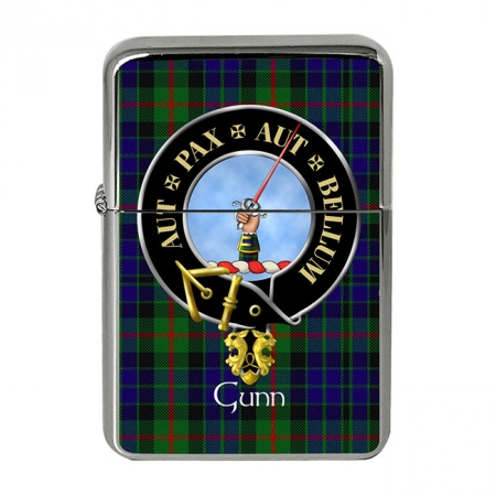Gunn Scottish Clan Crest Flip Top Lighter