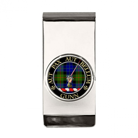 Gunn Scottish Clan Crest Money Clip