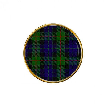 Gunn Scottish Tartan Pin Badge