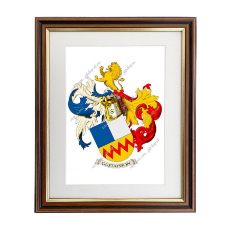 Gustafsson (Sweden) Coat of Arms Framed Print