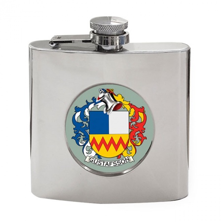 Gustafsson (Sweden) Coat of Arms Hip Flask