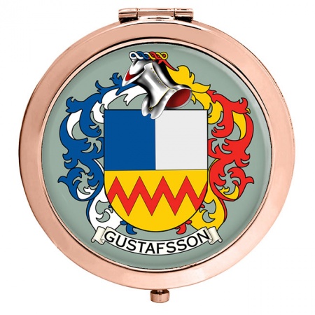 Gustafsson (Sweden) Coat of Arms Compact Mirror
