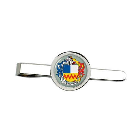 Gustafsson (Sweden) Coat of Arms Tie Clip