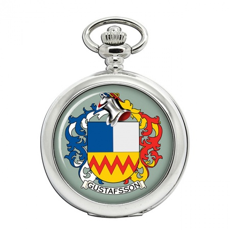 Gustafsson (Sweden) Coat of Arms Pocket Watch