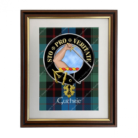 Guthrie Scottish Clan Crest Framed Print