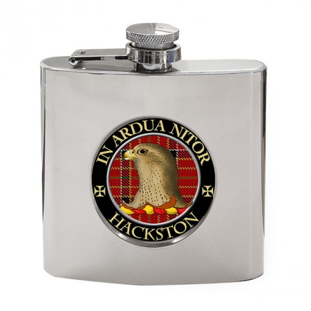 Hackston Scottish Clan Crest Hip Flask