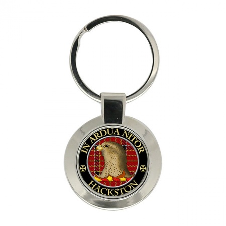 Hackston Scottish Clan Crest Key Ring