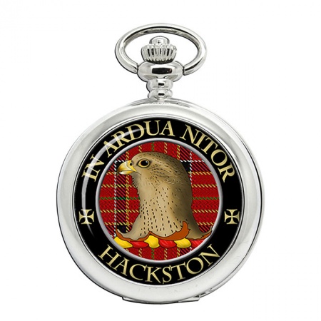 Hackston Scottish Clan Crest Pocket Watch