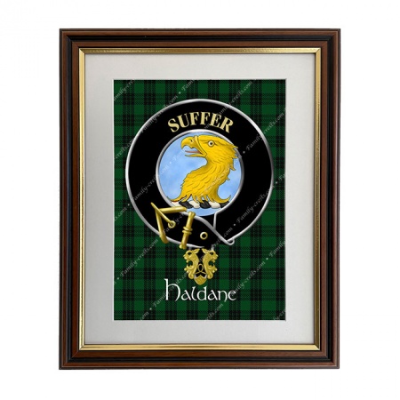 Haldane Scottish Clan Crest Framed Print