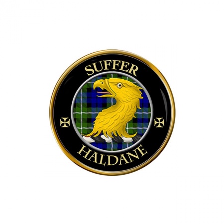 Haldane Scottish Clan Crest Pin Badge