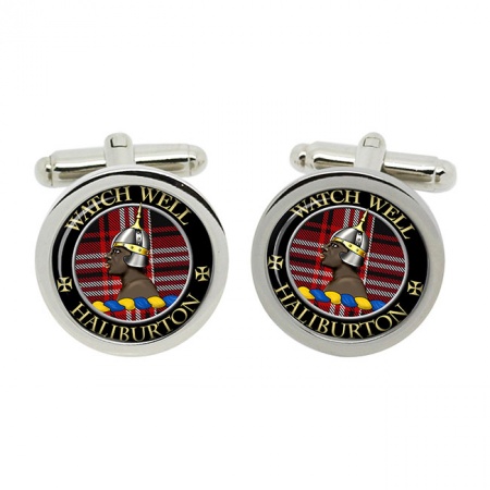 Haliburton Scottish Clan Crest Cufflinks