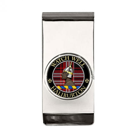 Haliburton Scottish Clan Crest Money Clip