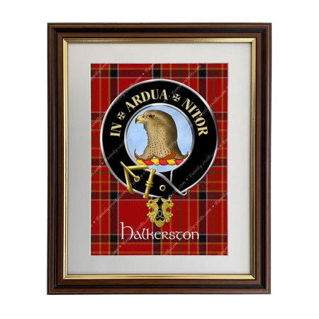 Halkerston Scottish Clan Crest Framed Print