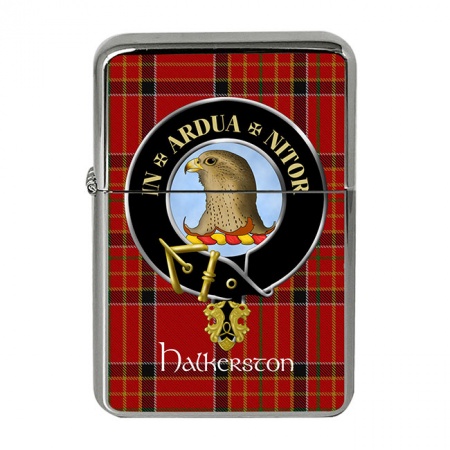 Halkerston Scottish Clan Crest Flip Top Lighter