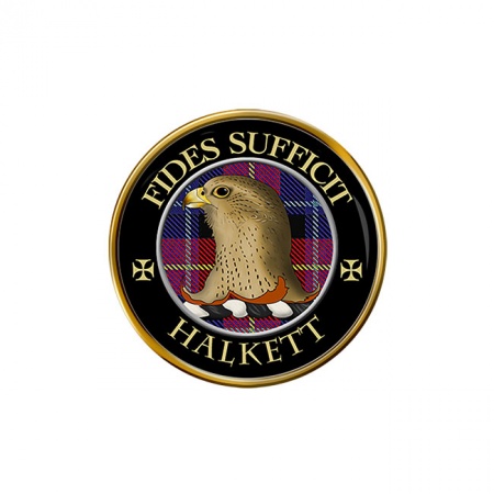 Halkett Scottish Clan Crest Pin Badge
