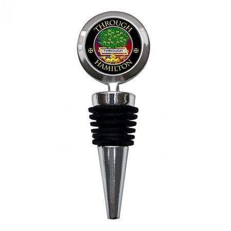 Hamilton Scottish Clan Crest Bottle Stopper