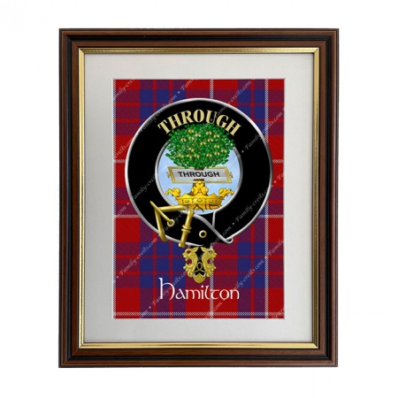 Hamilton Scottish Clan Crest Framed Print