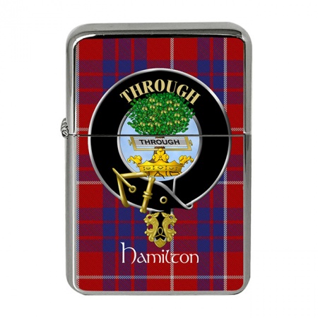 Hamilton Scottish Clan Crest Flip Top Lighter