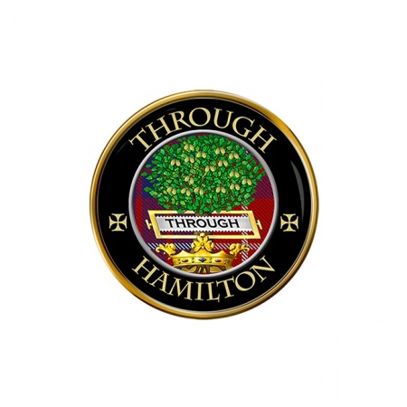 Hamilton Scottish Clan Crest Pin Badge