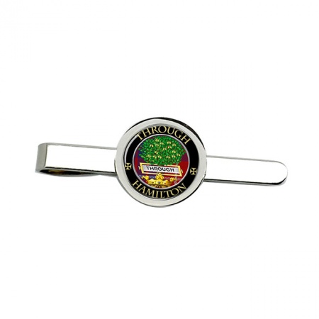 Hamilton Scottish Clan Crest Tie Clip