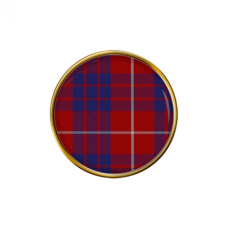 Hamilton Scottish Tartan Pin Badge