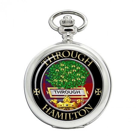 Hamilton Scottish Clan Crest Pocket Watch