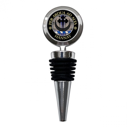 Hannay Scottish Clan Crest Bottle Stopper