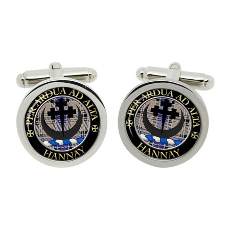 Hannay Scottish Clan Crest Cufflinks