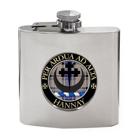 Hannay Scottish Clan Crest Hip Flask