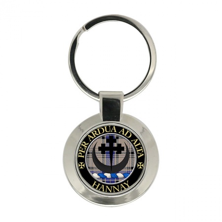 Hannay Scottish Clan Crest Key Ring