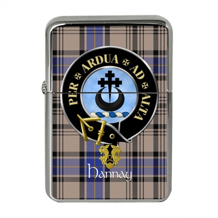 Hannay Scottish Clan Crest Flip Top Lighter