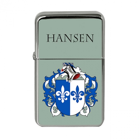 Hansen (Denmark) Coat of Arms Flip Top Lighter