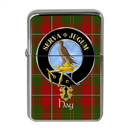 Hay Scottish Clan Crest Flip Top Lighter