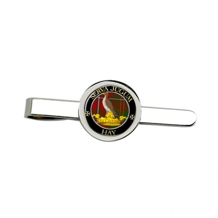 Hay Scottish Clan Crest Tie Clip