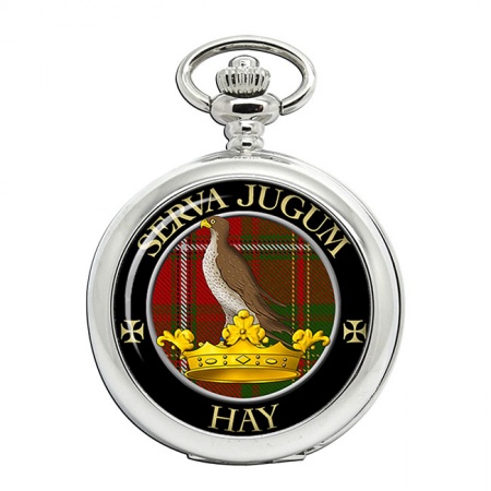 Hay Scottish Clan Crest Pocket Watch