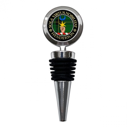 Henderson Scottish Clan Crest Bottle Stopper