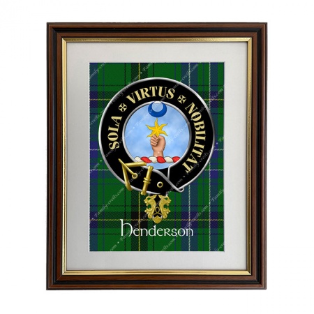 Henderson Scottish Clan Crest Framed Print