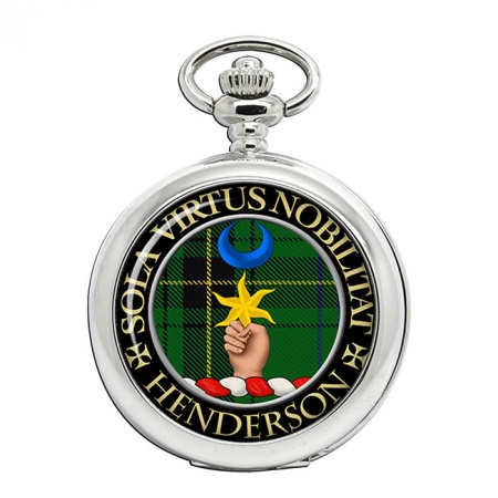 Henderson Scottish Clan Crest Pocket Watch