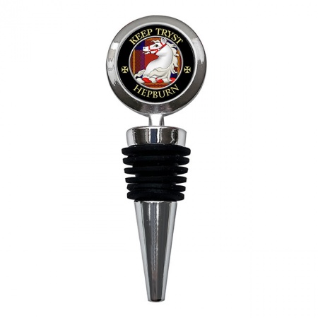 Hepburn Scottish Clan Crest Bottle Stopper