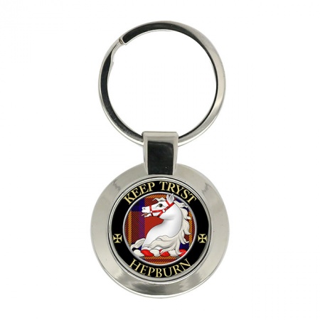 Hepburn Scottish Clan Crest Key Ring