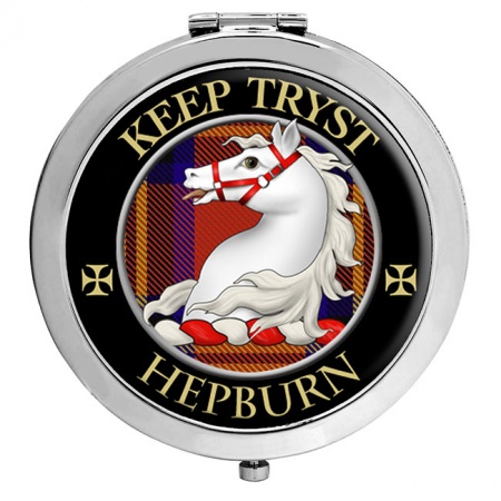 Hepburn Scottish Clan Crest Compact Mirror